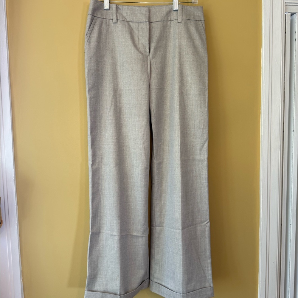 Trina Turk Light Gray Wide Leg Pants